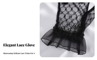 Alluring Design Feline Ear Lace Veil Headband Lightweight Lace Feline Ear Hairband Comfortable Fit Costume Accessory for Women, Adults, Cosplayers, Halloween, Cosplay Events, Masquerade, Nightclub