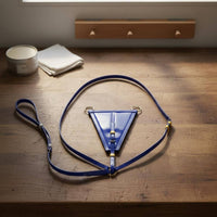 Riding Breastplate Lacquered Finish Triangle Breastplate Adjustable Fit Equestrian Gear