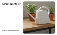 Long Spout Watering Can Large Capacity Watering Can Plastic Plant Waterer Lightweight Gardening Tool Ergonomic Handle for Garden