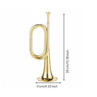 Call Trumpet Brass Bugle Full Tone Brass Bugle Instrument for Beginners, Students