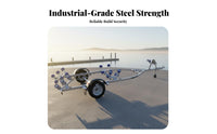 Boat Trailer Rust Resistant Inflatable Boat Trailer 1000 Capacity Personal Watercraft Cart for Marina Assistance Teams, Garage, Driveway, Dockside