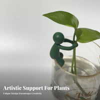 Humanoid Plant Stalk Holder Playful Propagation Station Figure Gardening Supply Decorative for Windowsill