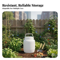 10L Test Sample Container Multipurpose Wide Mouth Reagent Bottle Plastic Fermenting Crock Easy to Clean for Gardeners, Garden