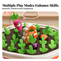 Educational Pulling Carrot Toy Memory Training Carrot Harvest Game Fine Movement Skill Development for Toddlers, Preschoolers