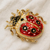 Siberian Beetle Brooch Pin Original Design Insect Jewelry