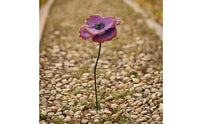 Garden Metal Stake Decorative Garden Stake Featuring a Floral Head charm for Gardeners