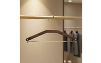 Non-Slip Hanger Space-Saving Hanger with Metal Hook Curved Clothes Hangers for Closet, Wardrobe, Boutique