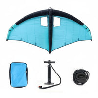 Inflatable Wing Foil Set Ergonomic Handles Inflatable Wing Foil Aerodynamic Design Stand up Hydrofoil Surfing Kit for Sea