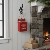 Christmas Wall Mailbox Indoor or Outdoor Christmas Mailbox North Pole Post Holiday Decor