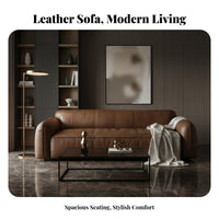 Overstuffed Sectional Sofa Italian Inspired Living Room Furniture Stylish Design Couch for Homeowners, Families, Lounging, Movie evenings, Showroom