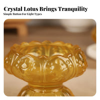 Eight Auspicious Symbols Pattern Buddhist Butter Lamp Holder Solid Base Butter Lamp Holder Sturdy for Buddhists, Temple, Meditation Studio