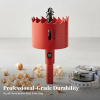 Bi-Metal Wear-Resistant Boring Tool Cutting Edges Tool for Woodworkers, Metalworkers, Metalworking, Workshop, Construction Site