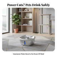3L Large Capacity Cat Water Fountain LED Light Automatic Pet Water Fountain Silent Operation for Cats, Dogs