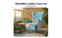Nordic aesthetic Highspine high-back side chair Modern Minimalist Upholstered wraparound rear Chair Ergonomic Comfort Armchair Thickly Cushioned for Hotel Managers, Interior Designers, Homeowners, perusing corner, Lounge Area, Bedroom, Home Office