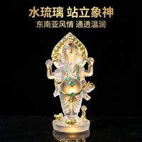 Thai Elephant God Statue Resin Craft Southeast Asian Style