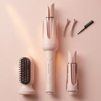 Multi-Styler Multipurpose Curler with Interchangeable Versatile Hair Straightener with Brush for Home