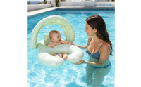 Sun Shade Mother Child Buoy Family Use Mommy and Baby Buoy Easy to Inflate Parent Child Swim Companion Vinyl for Parents, Kids, Outdoor Swimming