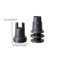 4 Pieces Clamp Style Adjustable Leg Riser Leveling Furniture Leg Riser Rotatable Ribbed