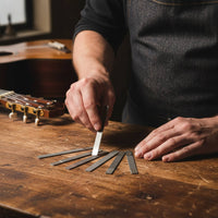 Ukulele String Slot File Precision Ground Guitar Nut File Set Construction Classical Guitar Nut Shaping Tool for Luthiers, Instrumentalists, Workshop