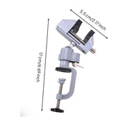 Bench Vise with Swivel Base Compact Bench Vice with Swivel Base Table Vise Portable Tool Easy to Install for Hobbyists, Workshop