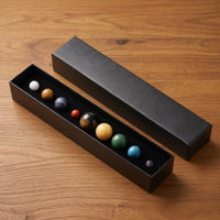 Solar System Display Astronomy-Themed Celestial Body Stones Gemstone Set Gemstone Solar System for Space Lovers, Crystal Collectors, Study Table