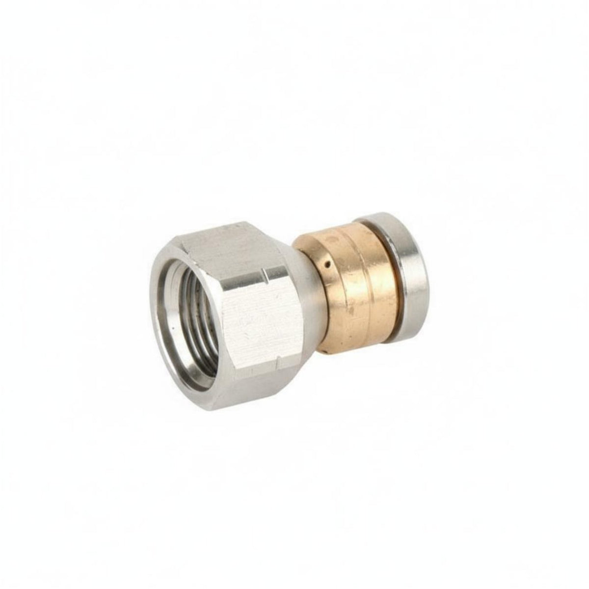 Forward and Rear Jets Rotating Drain Cleaning Nozzle Stainless Steel Rotating Sewer Jetting Nozzle Heavy Duty for Plumbers, DIY Enthusiasts