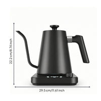 Electric Gooseneck Kettle 1200W Kettle with Digital Base Quick Boil Appliance for Coffee Lovers, Home Kitchen
