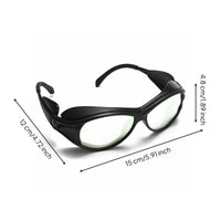 Glasses with Case Impact Resistant Full Coverage Glasses Wide Vision Eyewear for Welders, Engraving