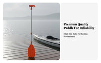 Telescopic Boat Paddle Unsinkable Water Pump Paddle Extendable Kayak Oar Portable Bilge Pump Oar Lightweight for Canoeists