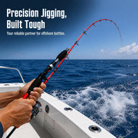 Offshore Carbon Solid Tip Slow Jigging Rod for Small Boats