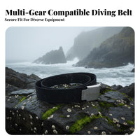 Adjustable Diving Weight Belt Quick Release Freediving Weight Belt Resistant for Freedivers, Spearfishermen, Underwater Activities