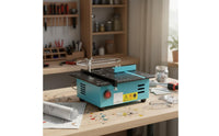 96W Powerful Engine Mini Table Saw Adjustable Blade Height Mini Electric Table Saw Multifunctional DIY Hobby Cutting Machine Flexible Shaft Attachment for Hobbyists
