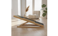 Foldable Pet Stairs Sturdy Wood Frame Wooden Pet Stairs Non-Slip Dog Ramp Portable Adjustable Dog Ramp Abrasion Resistant