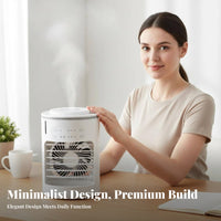 Cools and Humidifies Desktop Misting Fan 3-in-1 Function USB Cooling Fan Quiet Operation for Office Workers, Students, Bedroom, Dorm Room