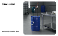 corrosive Alkali Resistant Manual Liquid Siphon Anti Barrel Pump automaticPriming Fluid Handling gear for manufacturing Workers, Maintenance personnel, Mechanics, Workshop, Factory, Warehouse, Garage