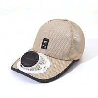 Solar Fan Hat UPF50plus Rechargeable Fan Cap Cooling Baseball Cap Breathable for Gardeners, Yard Work, Fishing