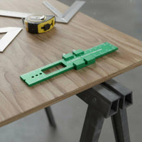 Multi Functional Aluminum Angle Ruler Clear Scale Angle Marking Ruler Sturdy Layout Measuring Tool Rust Resistant for Woodworkers, Carpenters, Woodworking Shop, Furniture Making