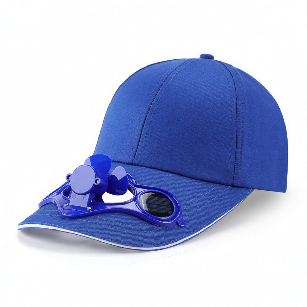 Fan Visor Cap Shielding Cap with Solar Fan Adjustable Handsbattery-Free for Outdoor Workers, Travel, Walking