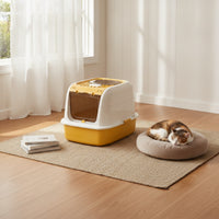 Covered Litter Box Hooded Litter Box Easyhygienic Pet Supply for Kittens