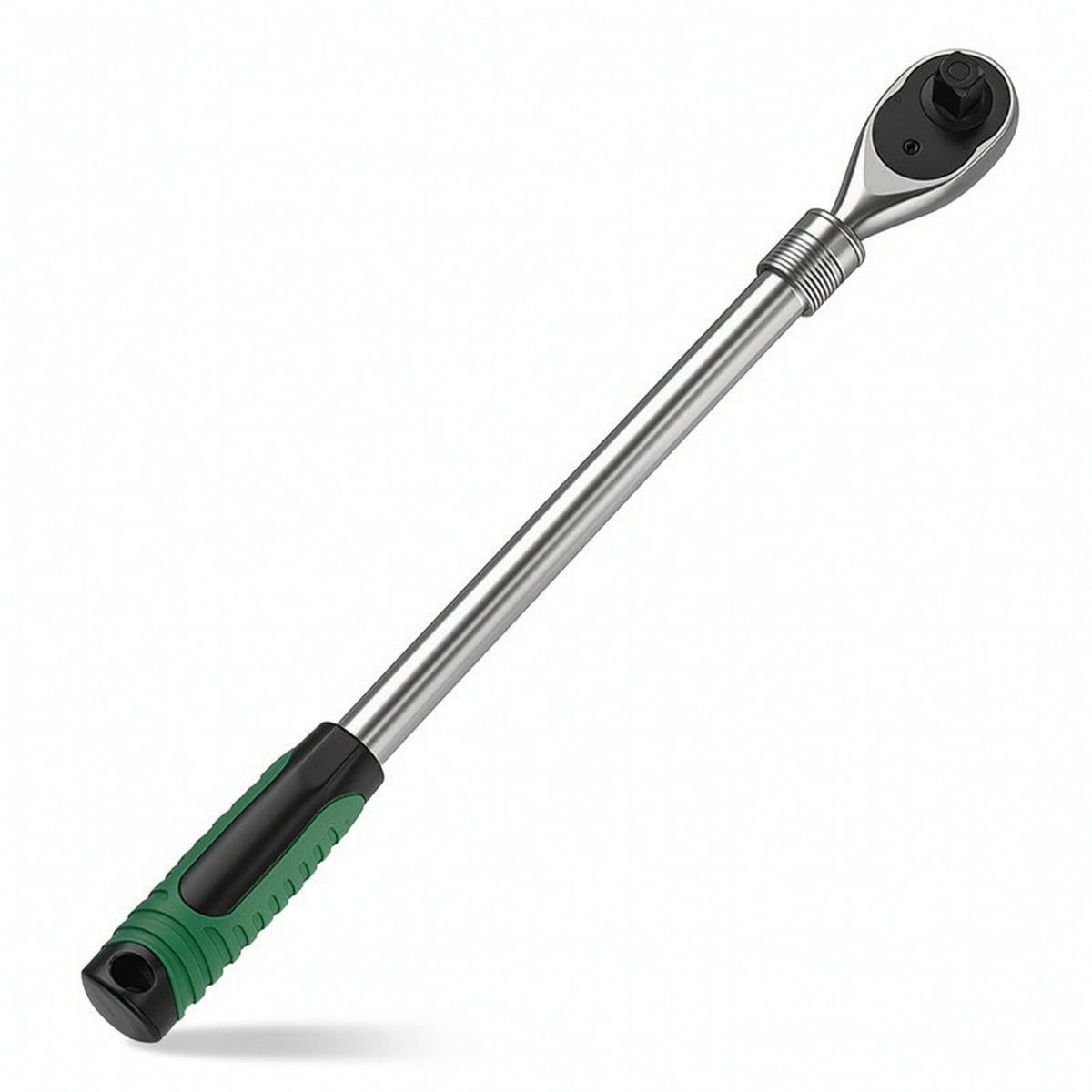 Long-Reach Telescopic Ratchet Wrench 72-Tooth Extendable Socket Wrench Long-Lasting Ratchet with Quick-Release Button for Automotive Repair