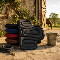 Horse Saddle Pad Comfortable Quilted Saddle Pad Long-Lasting Premium for Riders, Horseback Riding, Training