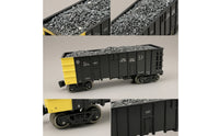 Precision Graphics Gondola Car with Mineral Load Highly Detailed Mineral Car Fully Assembled Rolling Stock Industrial for Display
