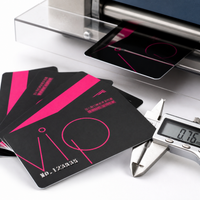Custom PVC Plastic Membership VIP Loyalty Cards - Frosted, Waterproof (Box of 100)