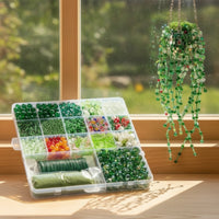 Beaded Plant Kit Hanging Beaded Plant Making Kit Handmade for Hobbyists, Adults
