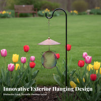 Hanging Birds Feeder Rainproof Garden Birds Feeder for Nature Lovers, Gardeners, Backyard, Yard, Patio