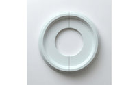 Simple Split Ceiling Medallion Decorative Polyurethane Ceiling Circle Easy to Install Light Fixture Medallion Lightweight for DIYers