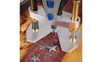 Inlay Carving Base Aluminum Alloy Guitar Inlay Jig Easy Install Fret Slotting Base for Luthiers, Workshop