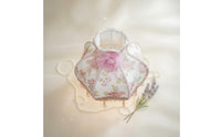 Elegant Design European Design Lamp Shade Romantic Atmosphere Textile Lamp Cover with Beads Handmade Craftsmanship Vintage Floral Lampshade Easy Assembly for Girls, Bedroom, Nursery