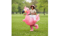 Inflatable Flamingo Costume Novelty Apparel Funny for Halloween