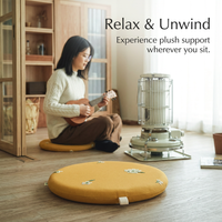 Round Corduroy Floor Cushion, Floor Pillow Memory Foam, Bay Window Seat Pad, Floor Seating Pillow, Home Decor Pouffe, Meditation Tatami Mat